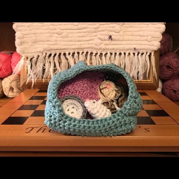 Crocheted Kitty Cat Playset - Picture 7 of 7
